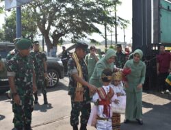 Pangdam II/Swj Dampingi Danrem 043/Gatam Sambangi Kodim 0410/KBL