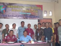 JMSI Pringsewu jadi Pemateri di Diklatsar Jurnalistik PD IWO