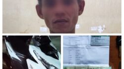 Polsek Kota agung Tangkap Seorang Pelaku Pencurian sepeda Motor