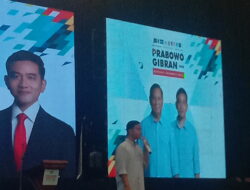 Kunjungan Cawapres Gibran Raka bumi Raka disambut pengurus dan kader KIM