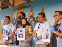 Tempat kost Jadi Target Curamor, 3 Pelaku Di Tangkap Ditreskrium Polda Lampung