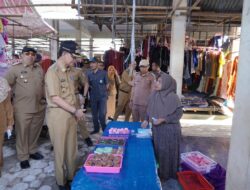 Jelang Pemilu, Kebutuhan Pokok di Pasar Adiluwih Pringsewu Stabil