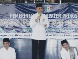 Pj.Bupati Pringsewu Hadirin Peringatan Isra Mi’raj Tahun 1445 H