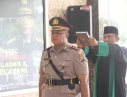 Kapokresta Bandar Lampung Lantik wakapolresta Edwin Irawan