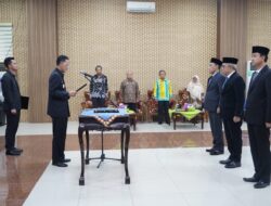 Tiga Pimpinan Tinggi Pratama Di Pringsewu Dilantik