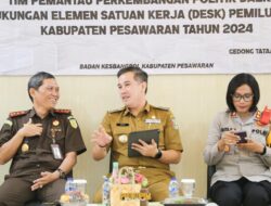 Bupati Bersama Jajaran Forkopimda Pesawaran Gelar Rakor Persiapan Pemantauan Pemilu