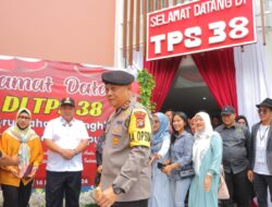 Pastikan Pemilu 2024 Aman  Kapolda Lampung Cek Dan Monitor 3 TPS.