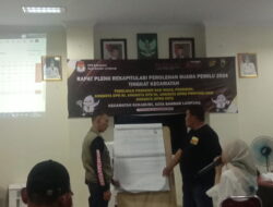 Pleno Di Kecamatan SUKABUM berjalan Sukses dan kondusif dihari Perdana
