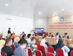 Muhammad Rony Gelar Doktor Dengan Disertasi Konstruksi Tuntutan Bebas oleh JPU
