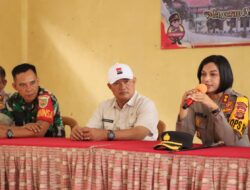 Dengar keluhan masyarakat Desa kurungan nyawa, Kapolres Pesawaran Gelar Jum’at Curhat