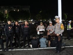 Patroli Skala Besar Polresta Bandar Lampung Amankan 3 orang Remaja Hendak Perang Sarung