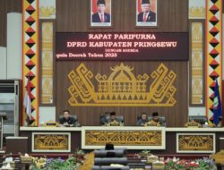 DPRD Pringsewu  Gelar Rapat Paripurna Penyampaian LKPJ Kepala Daerah 2023