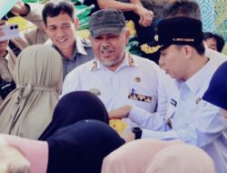 Pj.Bupati Dr.Marindo Tinjau Gerakan Pangan Murah