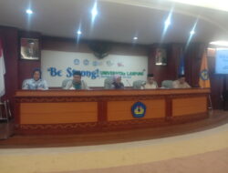 Rektor UNILA Paparkan program Tri Darma  Kampus Tahun 2024 Saat Bukber Bersama Awak Media