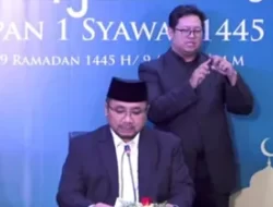 Tok  !!! Pemerintah tetapkan 1 Syawal 1445.H. Bertepatan dengan  Hari Rabu 10 April 2024