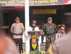 Polresta Bandar Lampung Lakukan Apel Gelar Pasukan Ops Ketupat Krakatau