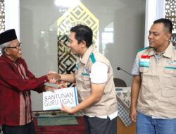 Tebar Kebahagian Ramadhan YBM PLN santuni Hafidz Qur ‘an Guru ngaji Dan Marbot