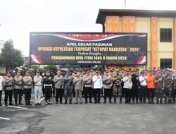 Hadiri Gelar Apel Pasukan Danrem 043/Gatam Siap Dukung Ops Ketupat Krakatau 2024