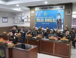 Pelaksana Tugas Kajati Lampung Halal Bihalal Bersama Jajaran Selampung