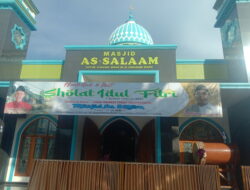 Gema Takbir Dimana mana tak Terkecuali Di Masjid As Salam Perumahan Karunia Indah Bandar Lampung