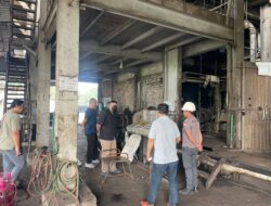 PT. San Xiong Steel Menelan 3 Korban Terkena Ledakan Tungku Polres Lampung selatan Cek TKP