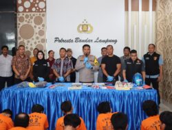 Ops Sikat Krakatau 2024 polresta Bandar lampung Ungkap 52 kasus