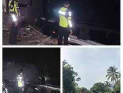 Sat Lantas Evakuasi Dan Identifikasi Kecelakan Tunggal Bus