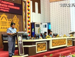 Pj Bupati Pringsewu Jawab Pemandangan Umum Fraksi-fraksi DPRD
