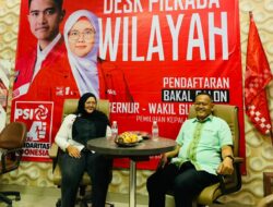 Fauzi Ambil Formulir Pendaftaran di Desk Pilkada DPW PSI Lampung.