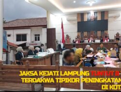 Jaksa Kejati Lampung Tuntut 8 thn Terdakwa Tipikor Peningkatan Jalan Di Kota Bumi