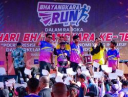 Bhayangkara RUN 2024  lampung Sukses Di Gelar Di ikuti Ribuan Peserta