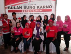 Bulan Bakti Bungkarno Relawan Umar Ahmad Gelar Donor Darah diBandar Lampung