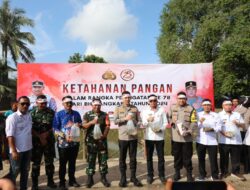 Rangkaian Hari Bhayangkara ke-78 Polda Lampung Tanam Ribuan Pohon Dan Tabur Ribuan Benih Ikan