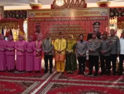 Kapolda Lampung Beserta Jajaran Anjangsana Ke Lamban Gedung Kuning
