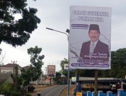 Herman Hn Mulai Tabur Baleho Di propinsi Lampung
