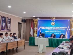 Gelar perkara Sidang Fery Triatmojo  Oleh DKPP DI kPU lampung