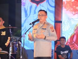 Polda Lampung Berbagi Kebahagian Di Malam Puncak Hari Bhayangkara ke -78