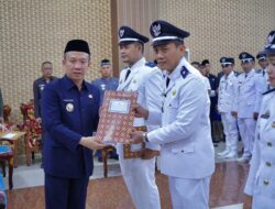 Dr. H. Marindo Kurniawan Mengukuhkan 112 Kapekon Se-Kabupaten Pringsewu