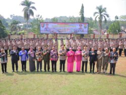 156 Siswa Ditukba SPN kemiling Polda Lampung Di Lantik