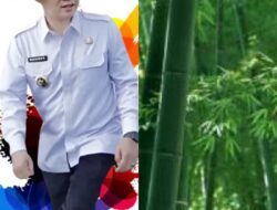 Angkat Icon Daerah Pj.Bupati Marindo Ajak  Warga Pringsewu  Tanam Bambu