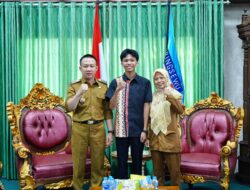 Pj.Marindo Kurniawan, ST., MM Menerima Audiensi Alvito Alodya Tama Yang Terpilih dalam Paduan Suara GBN (Gita Bahana Nusantara) 2024