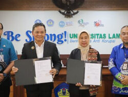 UNILA Dan Dewan Kehormatan Penyelenggara Pemilu Tanda Tangani MOU Atau Nota Kesepaman