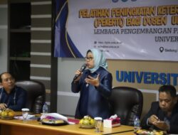 LP3M Unila Menggelar Pelatihan Peningkatan Dasar Tekhnik Instruksional Bagi Dosen.