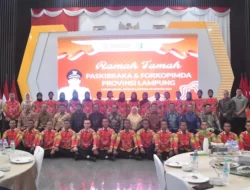 Danrem 043/Gatam Dan Forkompimda Hadiri Ramah Bersama Paskibraka Propinsi Lampung