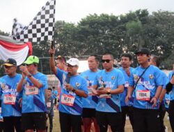 Korem 043/Gatam Ikuti Pemuda RUN DI Harla KNPI LAMPUNG