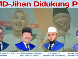 PAN serahkan Rekomendasi ke RMD -Jihan Maju Pilgub Lampung 2024.