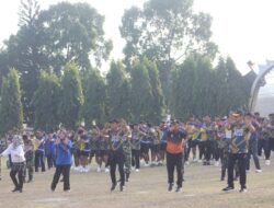 Bersama PJ Gubernur Lampung Danrem043/Gatam Senam Bersama Atlet Dan pelatih Kontingen Lampung