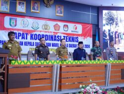 Pj. Bupati Pringsewu Pimpin Rakor Kesiapan Pilkada Tahun 2024.