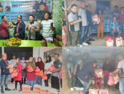 HUT IWO ke -12 Arpani Ketua PD IWO tubaba Sasar Rumah warga kurang Mampu Salurkan Paket Sembako