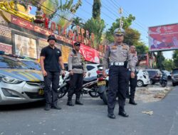 Ratusan Personil  Anggota Gabungan Dikerahkan Amankan Pelantikan DPRD kota Bandarlampung